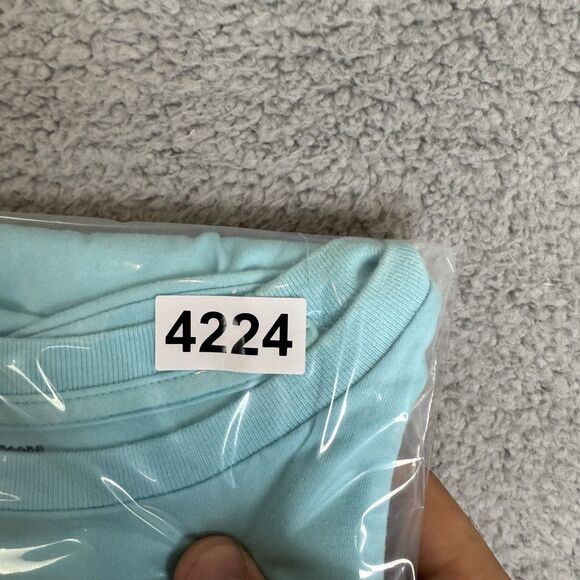 S Polo Ralph Lauren Shirt Mens L Blue Short Sleeve‎ Classic Fit Crewneck Tee - Picture 7 of 7